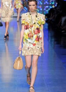 Robe de soirée en maille de Dolce & Gabbana court