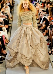 Top en maille de soirée de Oscar de la Renta