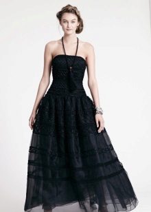 Robe de soirée en dentelle avec un corset