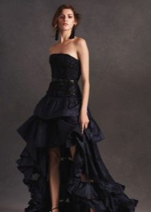 Robe de soirée courte devant longue dos