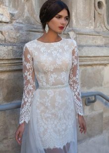 Robe de mariée courte de Crystal Design
