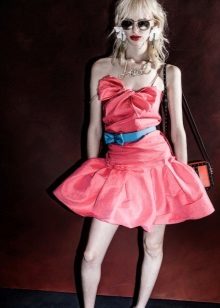 Robe de soirée d'été rose