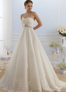 Robe de mariée une ligne de mariage naviblue