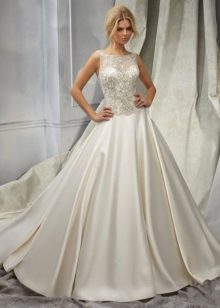 Robe de mariée sirène en ivoire
