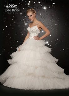 Esküvői ruha, többszintű szoknyával a To Be Bride 2011-től