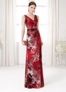 Robe de soirée rouge 2016