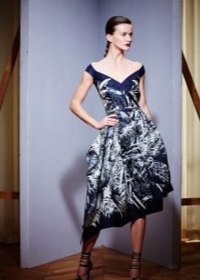 Robe de soirée de Zuhair Murad avec un imprimé 2016