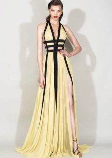 Robe de soirée jaune de Zuhair Murad