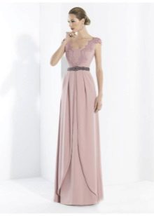 Robe de soirée pour femme de 40 ans de couleur lilas