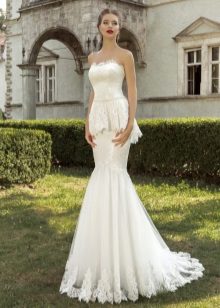 Robe de mariée sirène avec basky