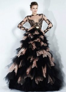 Robe de mariée bicolore