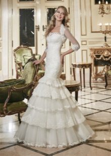 Esküvői ruha sellő egy bolero