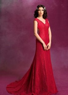 Robe de mariée de la collection SONESTA rouge