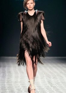 Robe de soirée noire courte