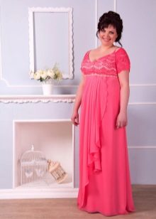 Robe de soirée pour tout rose