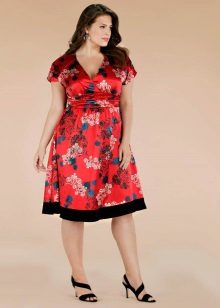 Robe avec soirée imprimé pour la taille 54