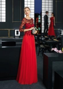 Robe de soirée rouge