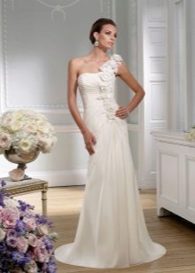 Robe de mariée grecque avec train