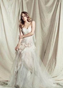 Robe de mariée multicouche