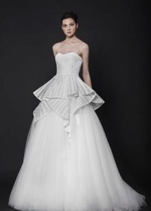 Robe de mariée coupe fantaisie
