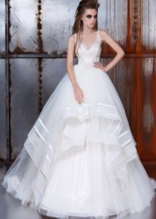 Magnifique robe de mariée multicouche