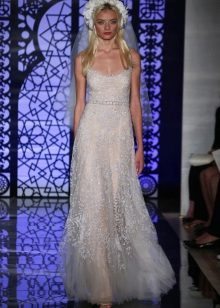 Robe de mariée de Rome Acre avec des cristaux