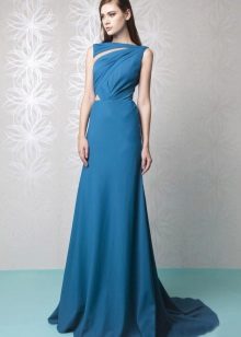 Robe de soirée bleue de Tony Ward
