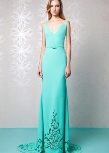 Robe de soirée de Tony Ward avec broderie
