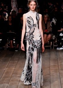 Robe de soirée en dentelle