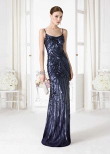  robe de soirée à paillettes