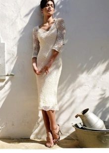 Robe de mariée au crochet