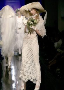 Créateur de robe de mariage au crochet