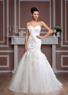 Robe de mariée en diamant de sirène Hadassa