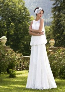 Robe de mariée de la collection Brilliant de Hadassa avec un haut gratuit