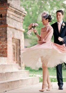Robe de mariée de style rétro
