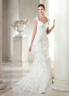 Robe de mariée une épaule moderne San Patrick