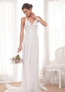 Robe de mariée simple de Anna Campbell