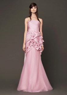 Vera Wang egyenes lila esküvői ruha