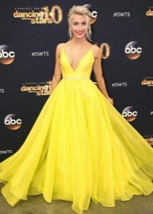 Robe de soirée jaune Jolie