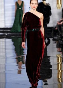 Robe en velours par Ralph Lauren