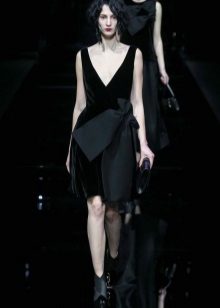 Robe en velours d'Armani