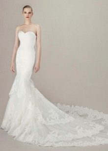 Robe de mariée sirène blanche