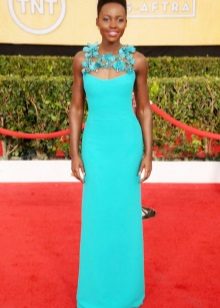 Robe turquoise nuance de bleu turquoise