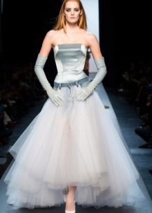 Robe de mariée en jean magnifique