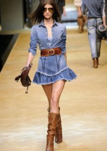 Robe courte moelleuse