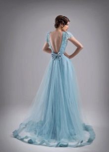 Robe de soirée bleue