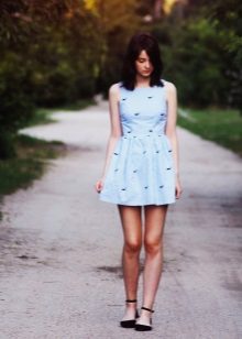 Robe bleue douce