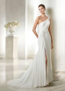 La robe de mariée de San Patrick avec une fente