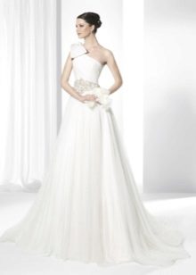 Robe de mariée une épaule Franc Sarabia