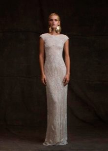 Robe de mariée droite fermée